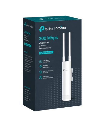 TP-Link Omada EAP110-Outdoor / 300Mbps Беспроводная точка доступа Wi-Fi для наружного использования