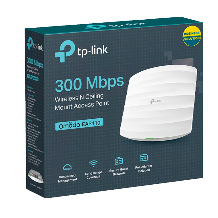 TP-Link Omada EAP110 / 300Mbps Беспроводная потолочная точка доступа Wi-Fi