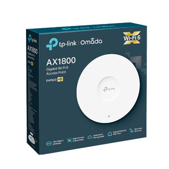 TP-Link Omada EAP620 HD / AX1800 Гигабитная беспроводная потолочная точка доступа Wi-Fi 6