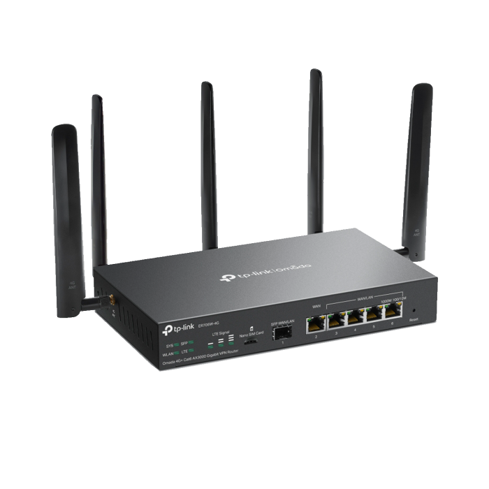 TP-Link Omada ER706W / AX3000 Гигабитный VPN-маршрутизатор Omada