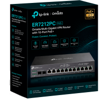 TP-Link Omada ER7212PC / Гигабитный VPN маршрутизатор со встроенным контроллером и 8 портами PoE+