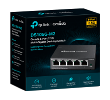 TP-Link Omada DS105G / Настольный гигабитный коммутатор с 5 портами