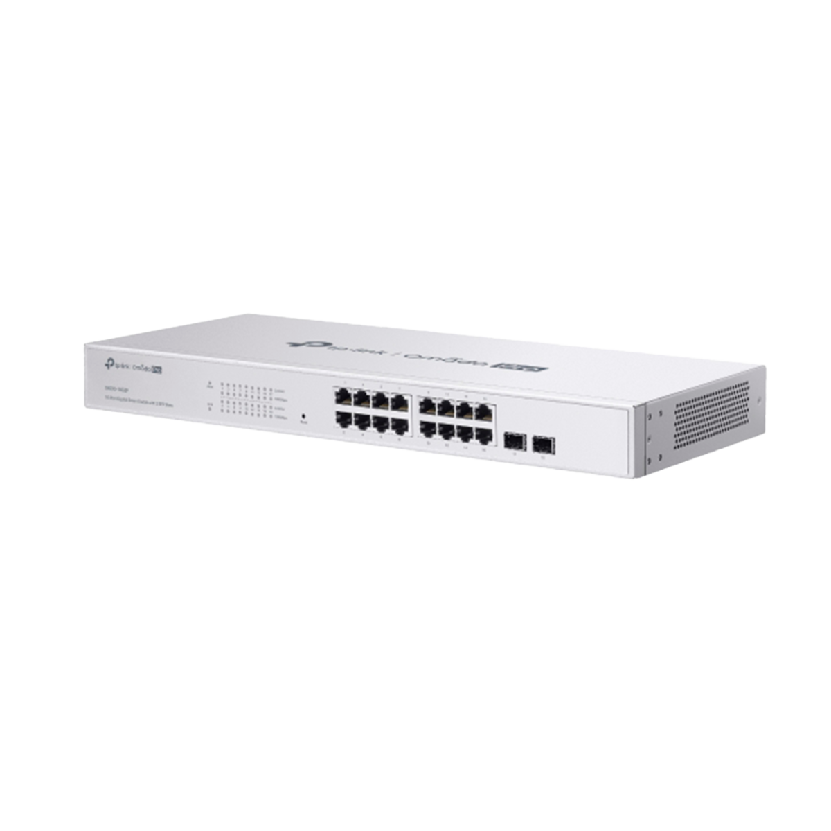 TP-Link Omada Pro S4500-16G2F / Гигабитный интеллектуальный коммутатор с 16 портами и 2 слотами SFP.