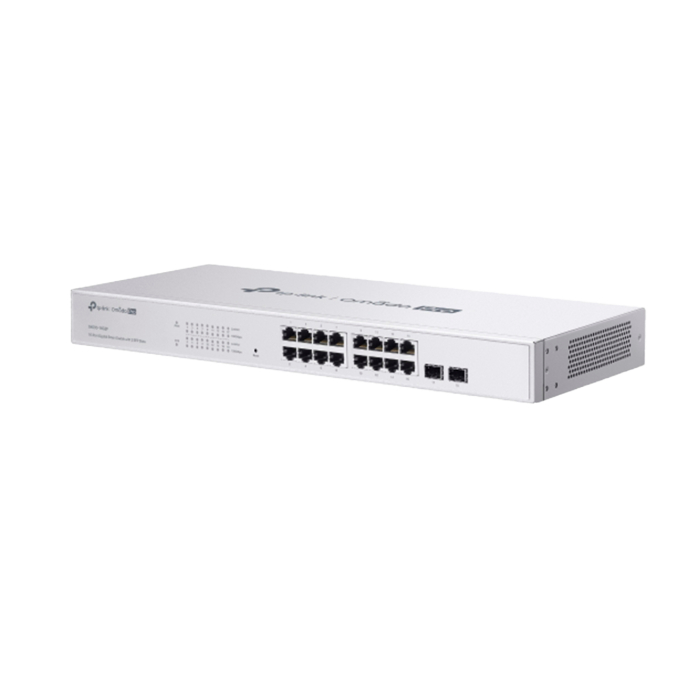 TP-Link Omada Pro S4500-16G2F / Гигабитный интеллектуальный коммутатор с 16 портами и 2 слотами SFP.