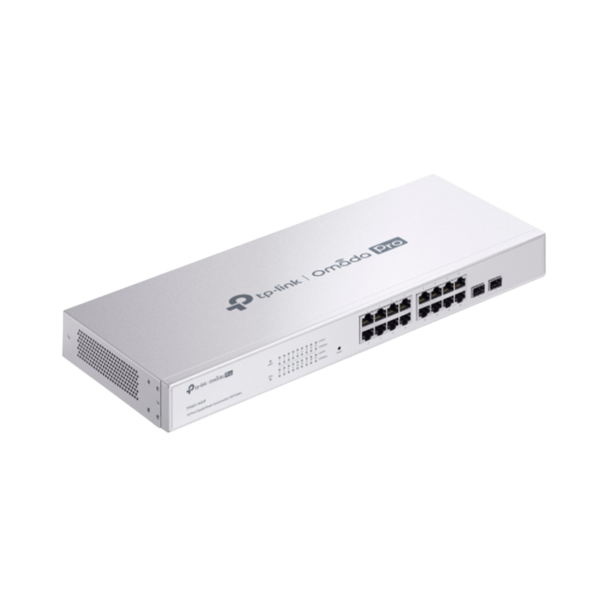 TP-Link Omada Pro S4500-16G2F / Гигабитный интеллектуальный коммутатор с 16 портами и 2 слотами SFP.