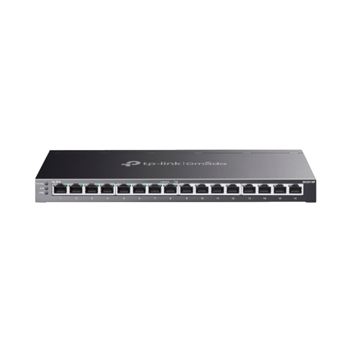 TP-Link Omada SG2016P / Интеллектуальный гигабитный коммутатор на 16 портов с поддержкой PoE+ на 8 портов