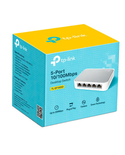 TP-Link TL-SF1005D / 5-портовый настольный коммутатор