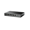 TP-Link TL-SF1006P / 6-портовый настольный коммутатор с 4 портами PoE+