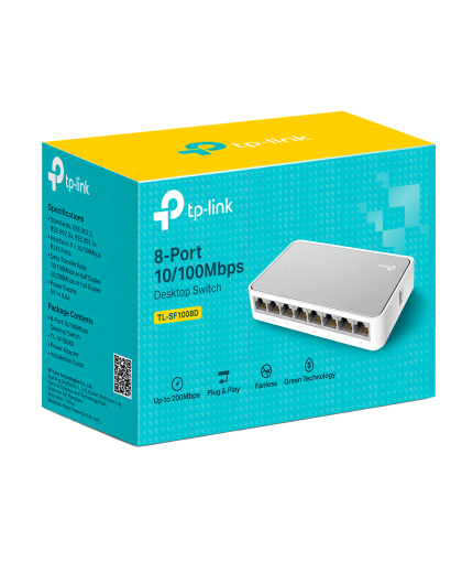 TP-Link TL-SF1008D / 8-портовый настольный коммутатор