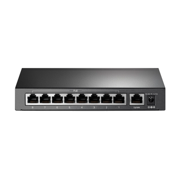 TP-Link TL-SF1009P / 9-портовый настольный коммутатор с 8-портами PoE+
