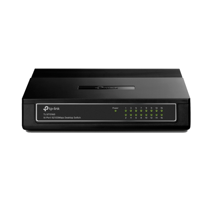 TP-Link TL-SF1016D / 16-портовый настольный коммутатор 