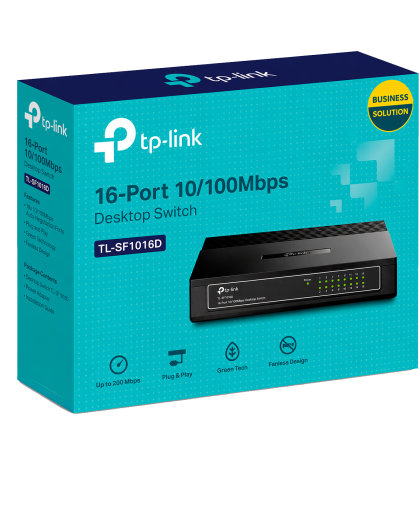 TP-Link TL-SF1016D / 16-портовый настольный коммутатор 