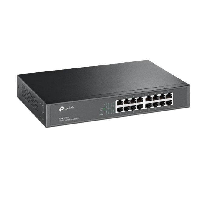 TP-Link TL-SF1016DS / 16-портовый коммутатор (настольный/ монтируемый в стойку)