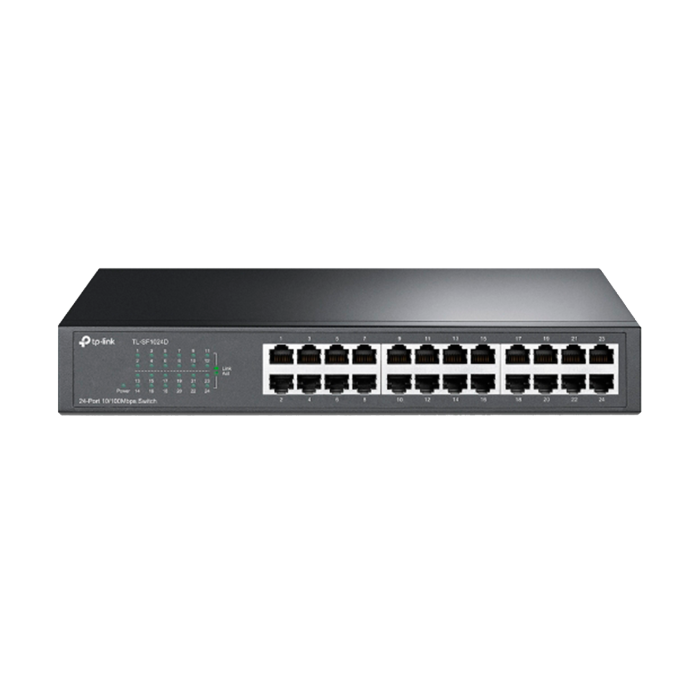 TP-Link TL-SF1024D / 24-портовый коммутатор (настольный/ монтируемый в стойку)