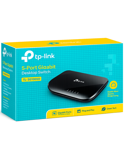 TP-Link TL-SG1005D / 5-портовый гигабитный настольный коммутатор
