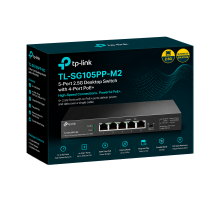 TP-Link TL-SG105S-M2 / 5-портовый настольный коммутатор 2,5G Multi Gigabit