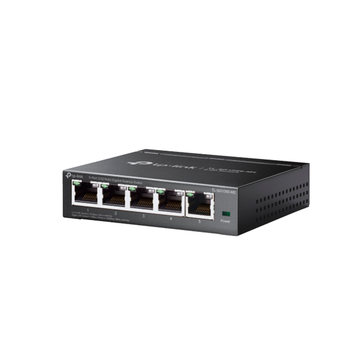 TP-Link TL-SG105S-M2 / 5-портовый настольный коммутатор 2,5G Multi Gigabit