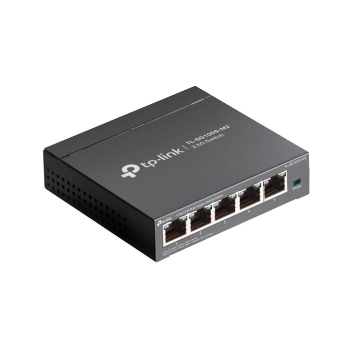 TP-Link TL-SG105S-M2 / 5-портовый настольный коммутатор 2,5G Multi Gigabit