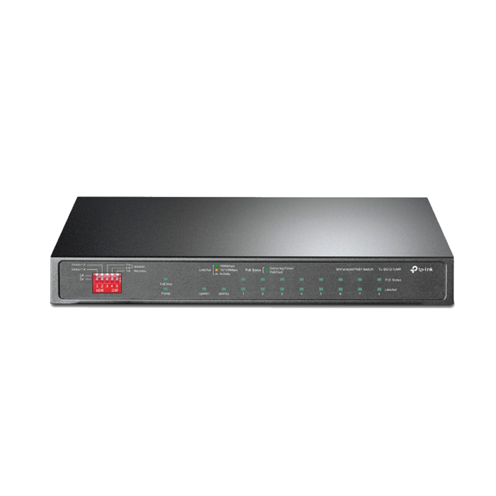 TP-Link TL-SG1210MP / Настольный гигабитный коммутатор на 10 портов с поддержкой PoE+ на 8 портов.