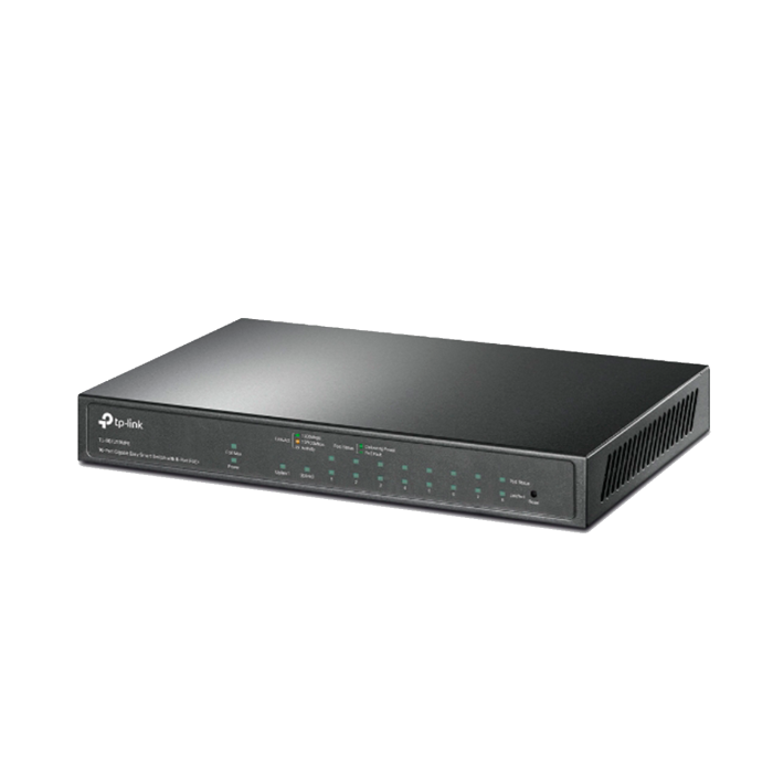 TP-Link TL-SG1210MPE / Easy Smart гигабитный коммутатор с 8 портами PoE+ и 2 SFP слотами