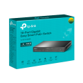 TP-Link TL-SG1210MPE / Easy Smart гигабитный коммутатор с 8 портами PoE+ и 2 SFP слотами