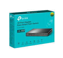TP-Link TL-SG1210MPE / Easy Smart гигабитный коммутатор с 8 портами PoE+ и 2 SFP слотами