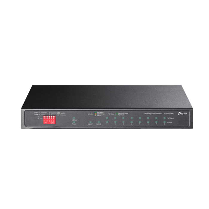 TP-Link TL-SG1210PP / Настольный гигабитный коммутатор на 10 портов с 6 портами PoE+ и 2 портами PoE++