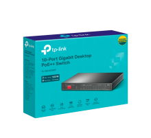 TP-Link TL-SG1210PP / Настольный гигабитный коммутатор на 10 портов с 6 портами PoE+ и 2 портами PoE++