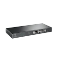 TP-Link TL-SG1218MPE / Easy Smart гигабитный коммутатор с 16 портами PoE+ и 2 SFP слотами