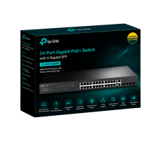 TP-Link TL-SG1428PE / Easy Smart гигабитный коммутатор с 24 портами PoE+, 2 портами без РоЕ и 2 SFP слотами
