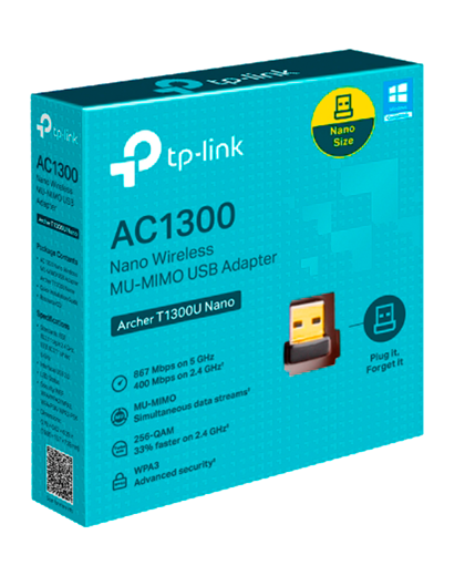 TP-Link Archer T1300U / AC1300 Двухдиапазонный беспроводной USB-адаптер Wi-Fi