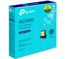TP-Link Archer T2U Nano / AC600 Двухдиапазонный беспроводной USB-адаптер Wi-Fi