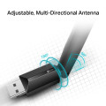 TP-Link Archer T2U Plus / AC600 Двухдиапазонный беспроводной USB-адаптер высокого усиления