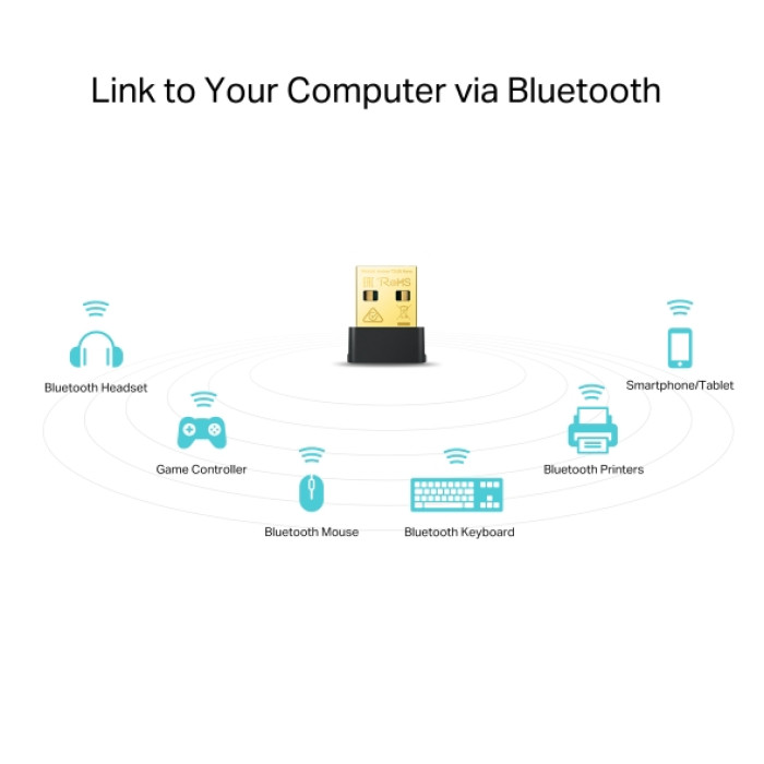 TP-Link Archer T2UB Nano / AC600 Двухдиапазонный беспроводной USB-адаптер Wi-Fi с поддержкой Bluetooth 4.2