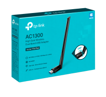 TP-Link Archer T3U Plus / AC1300 Двухдиапазонный беспроводной USB-адаптер Wi-Fi высокого усиления