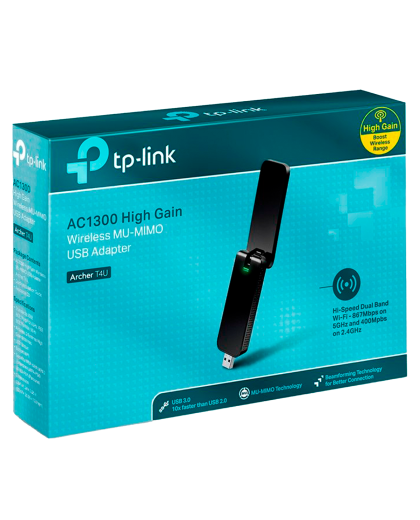 TP-Link Archer T4U / AC1300 Двухдиапазонный беспроводной USB-адаптер Wi-Fi