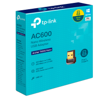 TP-Link Archer T600U Nano / AC600 Двухдиапазонный беспроводной nano USB-адаптер Wi-Fi