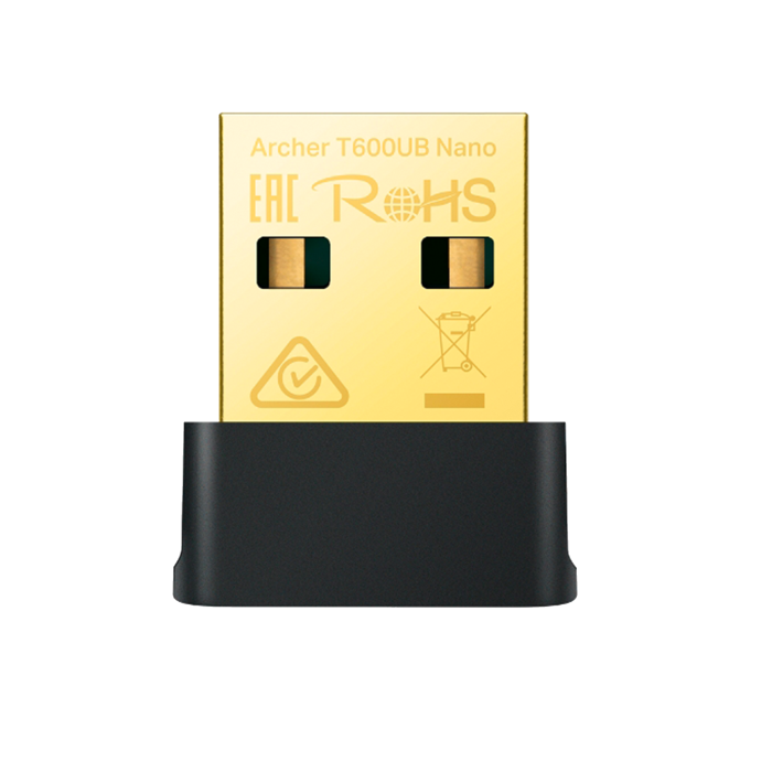 TP-Link Archer T600UB Nano / AC600 Двухдиапазонный беспроводной nano USB-адаптер Wi-Fi с поддержкой Bluetooth 4.2