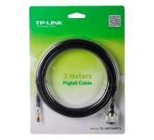 TP-Link TL-ANT24PT3 / Переходник штекер N RP-SMA 3m, Кабель антенный пигтейл (Pigtail)