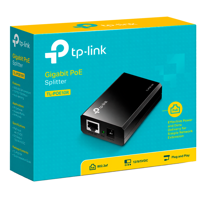 TP-Link Omada PoE10R / Сплиттер PoE (разветвитель)