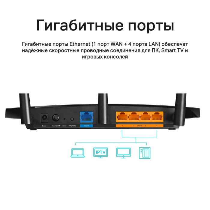TP-Link Archer A8 / AC1900 Двухдиапазонный гигабитный роутер Wi-Fi