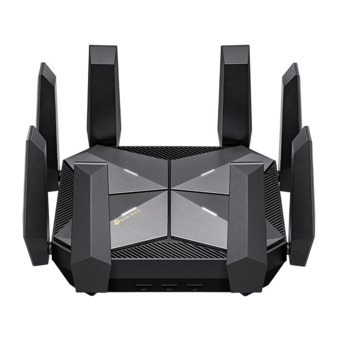 TP-Link Archer AXE300 / AXE16000 Четырехдиапазонный 16-потоковый маршрутизатор Wi-Fi 6E с двумя портами 10G