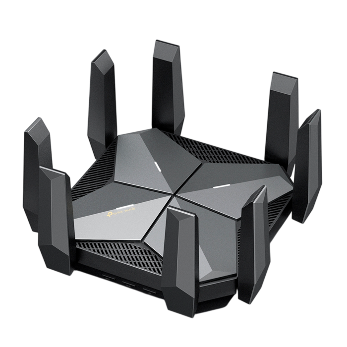 TP-Link Archer AXE300 / AXE16000 Четырехдиапазонный 16-потоковый маршрутизатор Wi-Fi 6E с двумя портами 10G