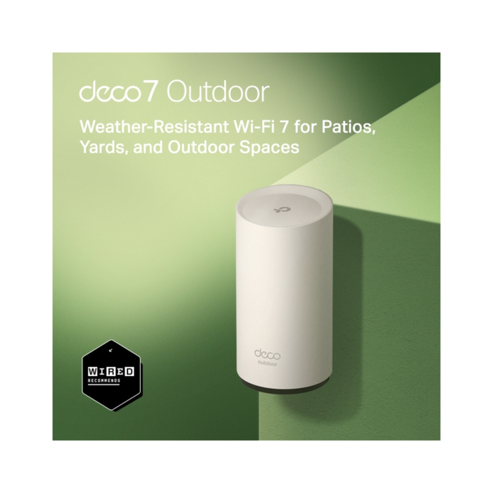 TP-Link Deco BE25-Outdoor (1-pack) / BE5000 Outdoor / Indoor Mesh WiFi 7 Router