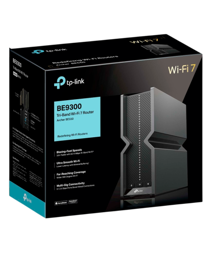 TP-Link Archer BE550 / BE7200 Трехдиапазонный беспроводной маршрутизатор Wi-Fi 7