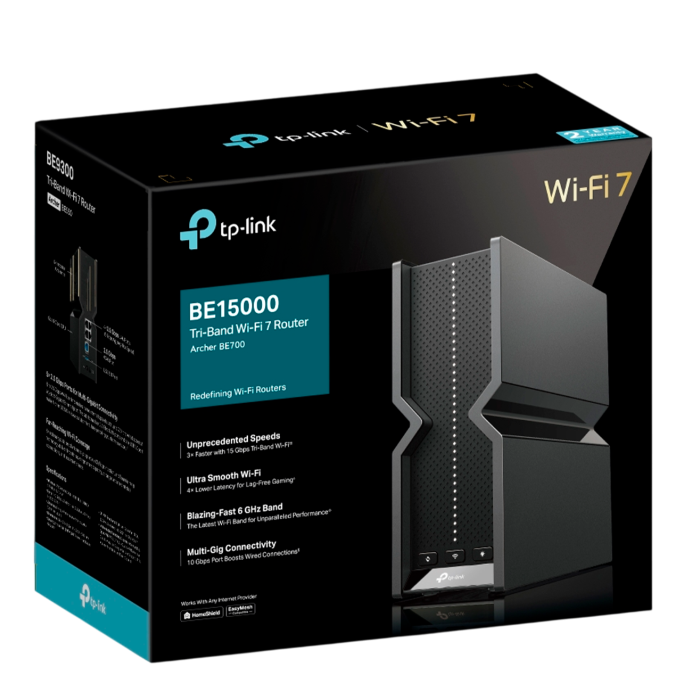 TP-Link Archer BE700 / BE15000 Трёхдиапазонный Wi-Fi 7 роутер