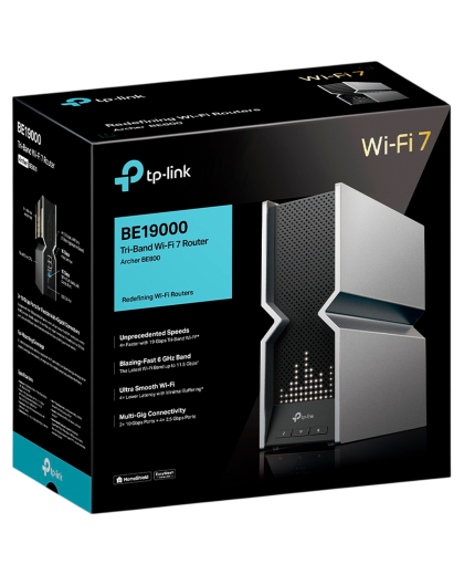 TP-Link Archer BE800 / BE19000 Трехдиапазонный маршрутизатор Wi-Fi 7