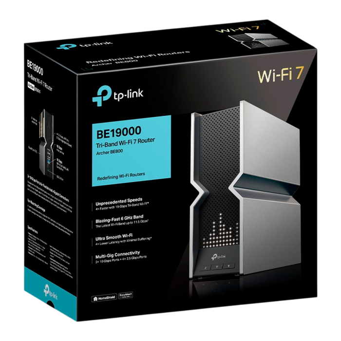 TP-Link Archer BE800 / BE19000 Трехдиапазонный маршрутизатор Wi-Fi 7