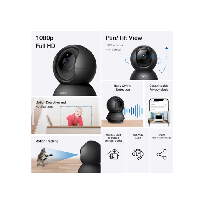 TP-Link Tapo C201 / Умная поворотно-наклонная камера