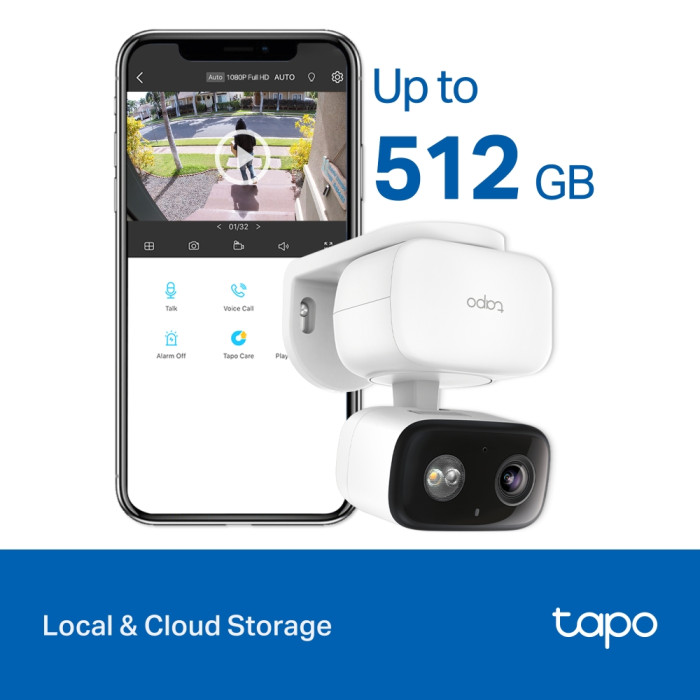 TP-Link Tapo C206 / Умная внтренняя/наружная поворотно-наклонная камера